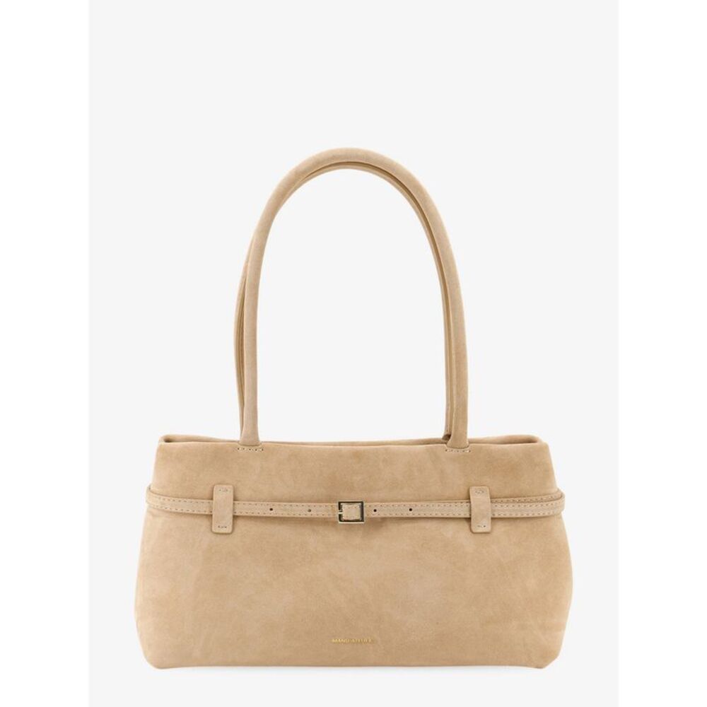 Manu Atelier Women Le Cambon East West Suede Shoulder Bag
